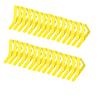 tooloflife Picnic Tablecloth Clips, Stainless Steel Table Cloth Holders Picnic Home Table Cover Clamps for Home Kitchen Picnics Garden Wedding Party Yellow 30PCS view 1