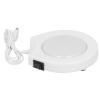 Warmer Mug Mat, Convenient Use Coffee Cup Warmer 4.5x4.5x0.8in Practical USB Plug-in Coffee Warmer for Coffee Tea, Milk, Hot Chocolate for Homes Offices Companies view 1