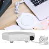 Warmer Mug Mat, Convenient Use Coffee Cup Warmer 4.5x4.5x0.8in Practical USB Plug-in Coffee Warmer for Coffee Tea, Milk, Hot Chocolate for Homes Offices Companies view 4