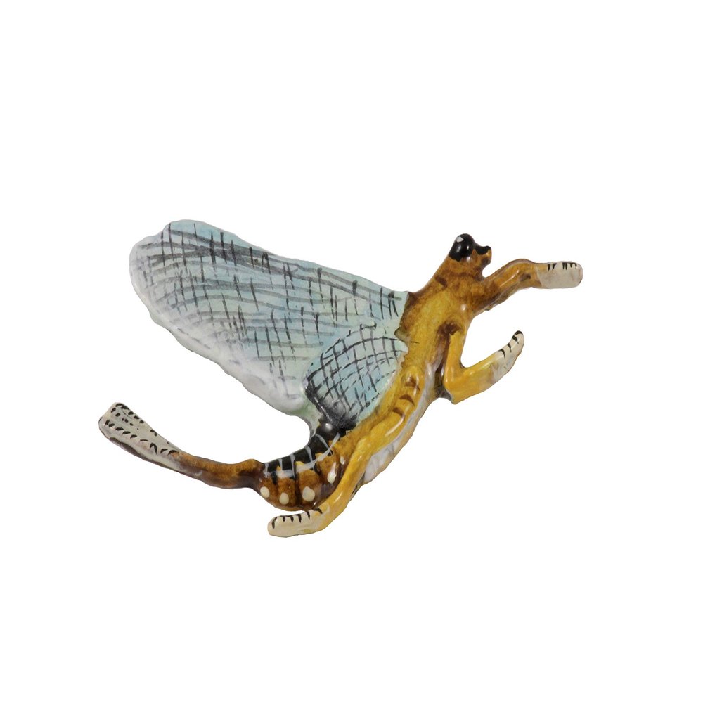 Handcrafted Hand Painted Mayfly Home Office Fridge Locker Magnet Gift for Fishing and Outdoor Enthusiasts - Proudly Made in The United States - SKU AP026MAG