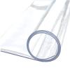 2mm Thick Clear Table Cover Protector for Dining Round Glass Table, Waterproof Wipable PVC Tablecloths, Office Desk Top Coffee End Table Protective Pad/Customizable view 1