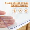 18x48 Inch PVC Tabletop Protector - 1.5mm Thick Plastic Desk Protector Pad - Rectangular Crystal Table Cover - Clear Mat for Dining, Coffee Table, Office Desk, Kitchen Counter view 2