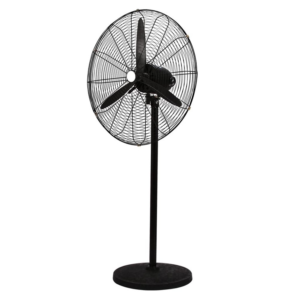 ADASP Pedestal Fan Oscillating Stand Fan Air Circulator Fan Powerful and Quiet with Full Copper Motor, 3 Speed, for Home and Office (Black)