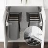 LKP Hanging Pants Storage Rack Closet Pull Out Hanger Rack Sliding Closet Organizer with 10 Arms Pants Rack for Space Saving view 3