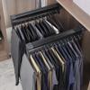LKP Hanger Organizer for Clothes Sliding Extendable Closet Rod Clothes Hanging Rail for Wardrobe Black 20inch/12inch/14inch/16inch/18inch/20inch/22inch view 3