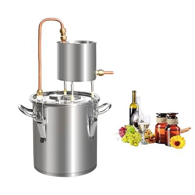 12L/20L/33L/50L 201 Home red Copper Distiller Making Vodka Water Distiller Bar Party Brewing Equipment Distiller (20L)