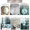 12L/20L/33L/50L 201 Home red Copper Distiller Making Vodka Water Distiller Bar Party Brewing Equipment Distiller (20L) view 3