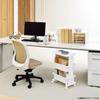 JEJ Astage Storage Recise Style Table Wagon, Mini, Made in Japan, Easy Assembly, 9.8 x 15.7 x 24.6 inches (25 x 40 x 62.5 cm) view 3