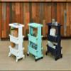 JEJ Astage Storage Recise Style Table Wagon, Mini, Made in Japan, Easy Assembly, 9.8 x 15.7 x 24.6 inches (25 x 40 x 62.5 cm) view 4