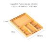 Removable Trays,Set of 7,Creative Nesting Design,with Handle,Light & Sturdy,Easy to Clean,is an Amazing Gift,Perfect for Father's Day, Christmas and Housewarming Parties,39x28.5x3.5cm view 2