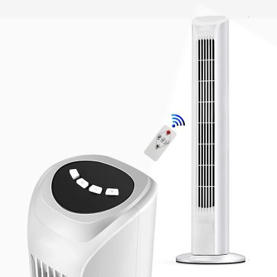 Tower FanColumn Fanbladeless FanAir-Conditioning Fanwith Remote Control3 Wind Modes1.5 m Long Cable7.5 Hour TimerRotate 60Strong Airflowfor Home Office Indoor (Color : White)