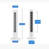 Tower FanColumn Fanbladeless FanAir-Conditioning Fanwith Remote Control3 Wind Modes1.5 m Long Cable7.5 Hour TimerRotate 60Strong Airflowfor Home Office Indoor (Color : White) view 3