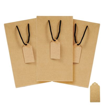 TOHOKU PRIME 2 Bottle Wine Gift Bag, 7.15x4x13 Inch, 24Pcs Double Wine Bottle Gift Bag