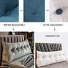 Bed Pillows for Sitting Up in Bed Adult Reading Pillow King Size Triangular Wedge Pillow for Headboard Decorative Bolster Pillows,H,70x8.7x20"/180x22x50cm view 3