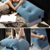 Bed Pillows for Sitting Up in Bed Adult Reading Pillow King Size Triangular Wedge Pillow for Headboard Decorative Bolster Pillows,H,70x8.7x20"/180x22x50cm view 4