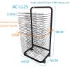YSCMX Drying Rack, Mobile Classrooms, Art Studio, 25-Shelf Mobile Drying Rack with Wire Shelves for Works of Art, Black Powder Coated FinishDrying & Print Racks (Color : 25-Layer) view 2