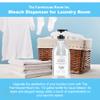 The Farmhouse Room Inc. Bleach Dispenser for Laundry Room - Pump Bottle Dispenser for - BPA Free & PET Plastic 1/2 Gallon Soap Dispenser - Waterproof Label Bleach Bottle for 64oz view 2