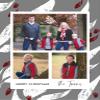 ajinvites Holiday Christmas Custom Photo Card Personalized Card Season Greetings Leaves view 3