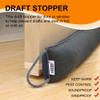TORRAMI 36" Door Draft Stopper Under Bottom Insulation Noise Air Stopper 2.1LB,Draft Stopper Guard Seal for Doors and Windows - Dark Blue view 2