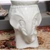 Seasonal Dcor Elephant Drum Stool Ceramic Round Stool Living Room Hotel Mall Commercial Animal Leisure Chair St view 4