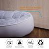 TORRAMI 36" Door Draft Stopper Under Bottom Insulation Noise Air Stopper 2.1LB,Wind Proof Guard Seal for Doors and Windows - Light Gray view 3