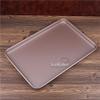 10 12 13 15 inches 2.5cm Height Shallow Rectangle Heavy Thick Golden Nonstick Carbon Steel Baking Pan Cookie Holder Oven Tray (15 inches) view 4