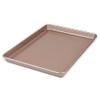 10 12 13 15 inches 2.5cm Height Shallow Rectangle Heavy Thick Golden Nonstick Carbon Steel Baking Pan Cookie Holder Oven Tray (12 inches) view 1