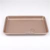 10 12 13 15 inches 2.5cm Height Shallow Rectangle Heavy Thick Golden Nonstick Carbon Steel Baking Pan Cookie Holder Oven Tray (10 inches) view 3