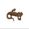 Handcrafted Hand Painted Salamander Strong Magnet for Home School Classroom Office Gift Refrigerator Whiteboard Locker - Made in The United States - SKU AP059BMAG view 1