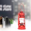Oil Lamp, Kerosene Lamp with Iron and Glass Material Oil Lantern for Portable Outdoor Camping Lights (blue, Red)(Red) view 4
