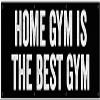 Damdekoli Best Gym Banner - Motivational Home Gym Decor - Large Quote Wall Art - Weightlifting - Inspirational - Garage Gym (48 x 16 Inches) view 1