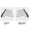 LKP Extendable Pants Hanger Rack Closet Sliding Hanger Rail for Storage Trousers Left/Right Side-Mounted for Space Saving (18.5x13.8inch) view 2