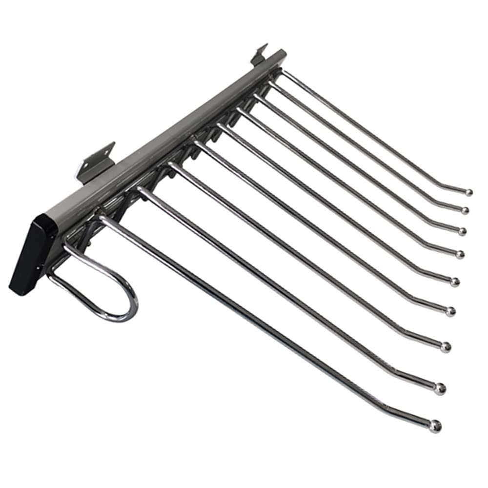 LKP Extendable Pants Hanger Rack Closet Sliding Hanger Rail for Storage Trousers Left/Right Side-Mounted for Space Saving (18.5x13.8inch)