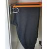 LKP 14x12.8inch Sliding Pants Rack Beige/Black/Orange Closet Side Mounted Hanger for Hanging Pants Retractable Storage Rack for Wardrobe view 3
