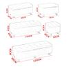 Storage Ottoman Stool Foot Rest Stool Under Desk Stool Short Ottoman Folding Ottoman Seat Coffee Table Multipurpose FootRest Stool Cube Ottoman for Living Room Bedroom and Hallway view 2