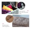 Storage Ottoman Stool Foot Rest Stool Under Desk Stool Short Ottoman Folding Ottoman Seat Coffee Table Multipurpose FootRest Stool Cube Ottoman for Living Room Bedroom and Hallway view 4