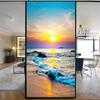 Privacy Window Film Decorative Sunset Beach 90C Static Cling No Glue Window Film Window Treatments Window Coverings Window Sticker (W x L) 90x140cm(35.2"x55.1") view 3