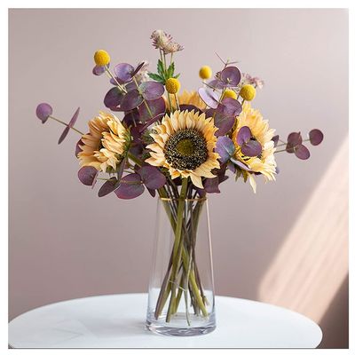 Artificial Flowers Sunflower Simulation Flower Forest Dried Flowers Handmade Simulation Flower Living Room Decoration Dining Room Bedroom Afternoon Tea Perfect Match Artificial Flower ( Color : B )