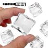 LYFJXX Fake Ice Cubes, 30 mm 25 PCS Artificial Acrylic Crystal Diamonds for Vase Fillers,Table Scatter, Party Favor, Wedding Decoration, Photography Props, Food Display, DIY crafts view 3