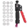 Saycker Clay Extruder Hand-held Soft Clay Mud Squeezer,Decorating Tool Portable DIY Craft Fondant Cake Polymer Clay Extruder Easy Clean(Size:22 x 2.3cm) view 4