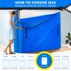 AlexHome Mattress Bag for Moving and Storage,Heavy Duty Tarp Reusable Mattress Storage Bag,Easy Carrier Mattress Moving Cover (Twin Size) view 3