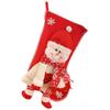 Christmas Stockings Snowman Santa Xmas Stockings Fireplace Decor Candy Pouch Bag Hanging Ornaments Candy Gift Bags for Christmas Decorations Fireplace Xmas Tree Holiday Party Stocking Christmas view 1
