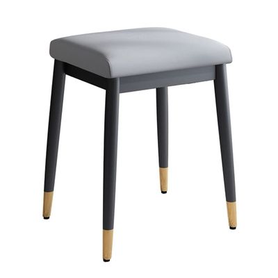 Benches Vanity Dressing Table Stool Bedroom Simple Dressing Stool Small Dining Stool Clothing Store Reception Stool (Color : Gray, Size : 36x30x45cm)