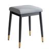 Benches Vanity Dressing Table Stool Bedroom Simple Dressing Stool Small Dining Stool Clothing Store Reception Stool (Color : Gray, Size : 36x30x45cm) view 1