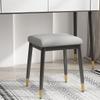 Benches Vanity Dressing Table Stool Bedroom Simple Dressing Stool Small Dining Stool Clothing Store Reception Stool (Color : Gray, Size : 36x30x45cm) view 2