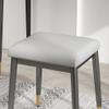Benches Vanity Dressing Table Stool Bedroom Simple Dressing Stool Small Dining Stool Clothing Store Reception Stool (Color : Gray, Size : 36x30x45cm) view 4