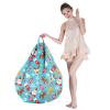 DTLEO Bean Bag Chair Cover (No Beans) Soft Cotton Linen Bean Bag Cover for Kids Adults,for Living Room, Bedroom, Playroom, Dorm Room, Etc.,2,100 * 120cm view 4