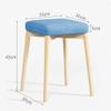 Benches Vanity Solid Wood Stools Restaurant Wooden Stool Wooden Makeup Stools Square Dining Stool Load-Bearing 160kg (Color : C, Size : 31x31x43cm) view 3