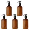 Beaupretty 5pcs Lotion Bottles for Shampoo Body Wash and Hand Soap Easy Push Dispenser for Convenient Travel and Storage view 1