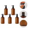Beaupretty 5pcs Lotion Bottles for Shampoo Body Wash and Hand Soap Easy Push Dispenser for Convenient Travel and Storage view 2